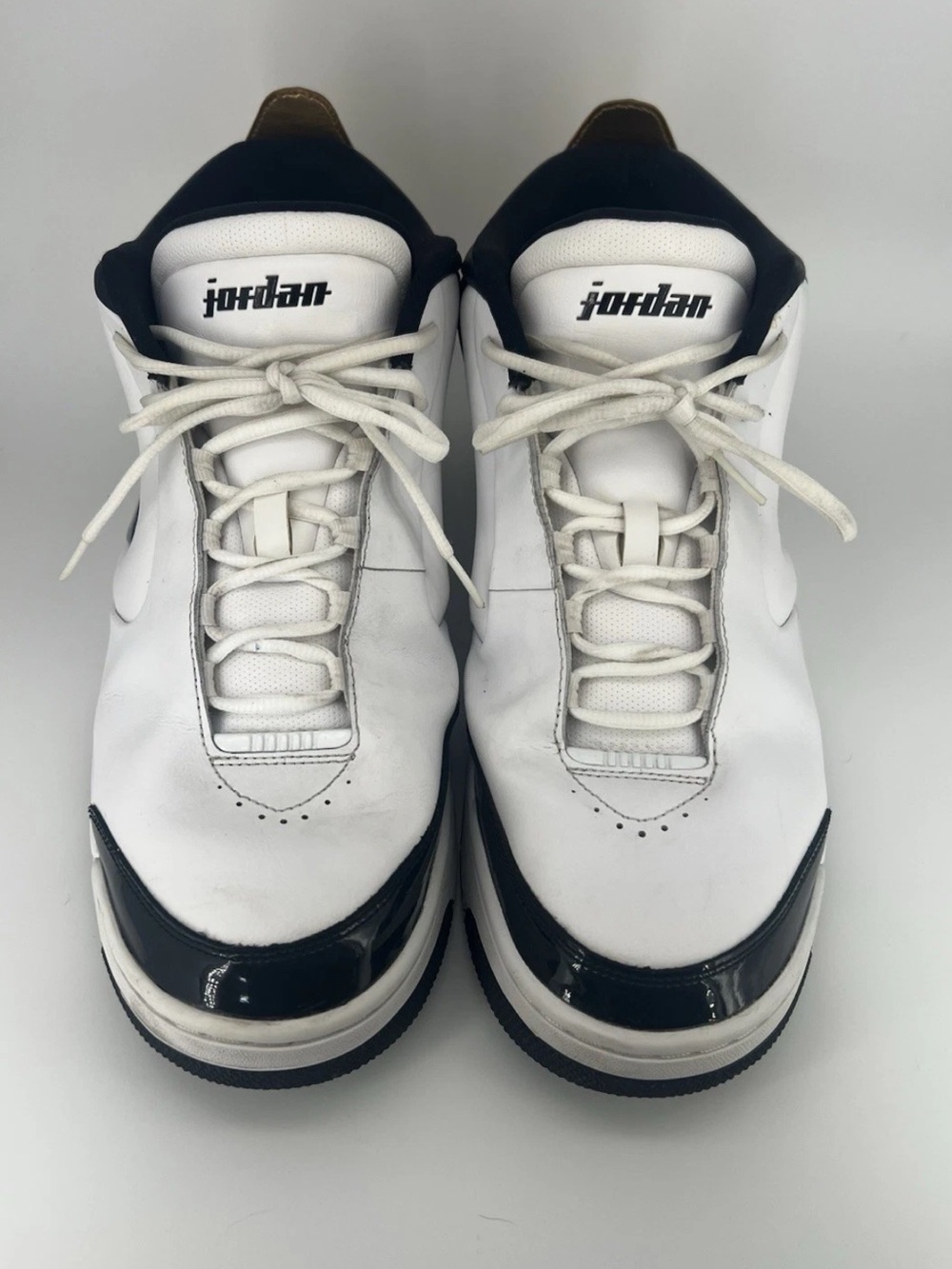 Jordan Big Fund Premium Low Top Basketball Sneakers White/Gold/Black CI2216-100